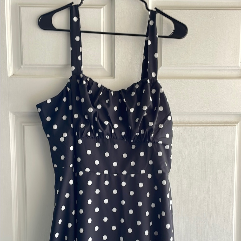 Black and White Polka Dot Dress